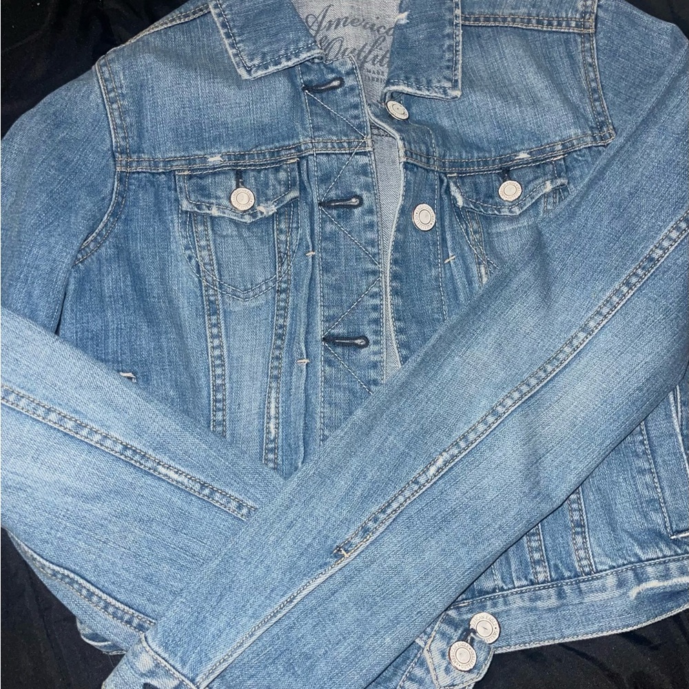 American Eagle Outfitters Blue Jean Jacket